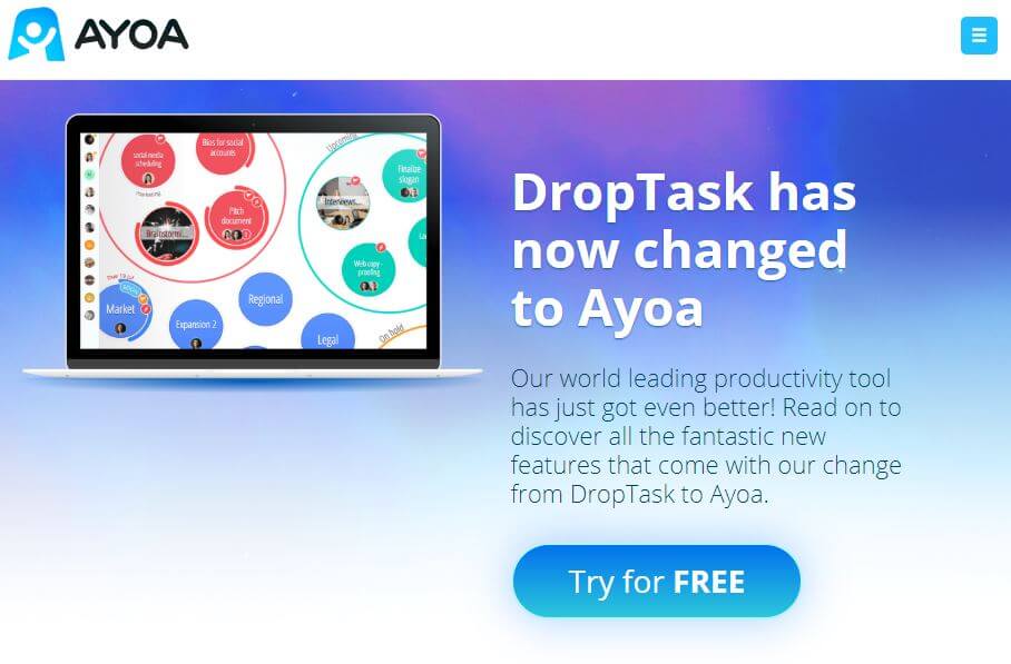 Dropbox has now changed to Ayoa