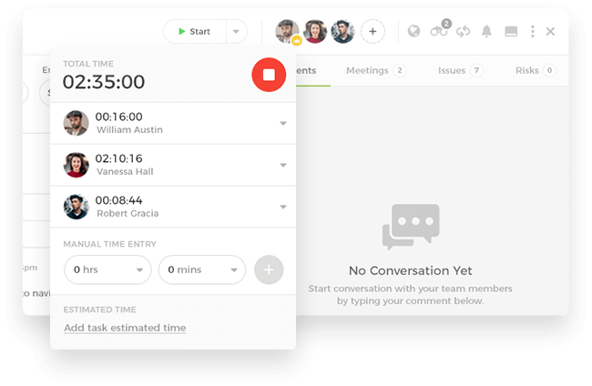 An automatic web timer to keep track