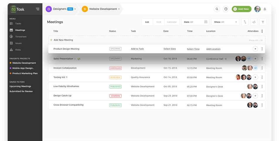 business meeting planning software