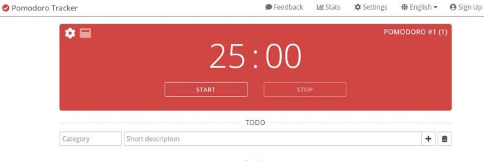 Pomodoro Tracker