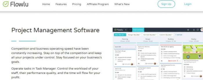 Flowlu: Project Management Software