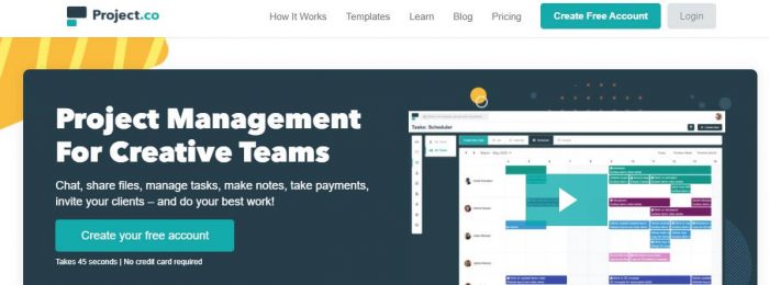 Project.co: Project Management for Creative Teams