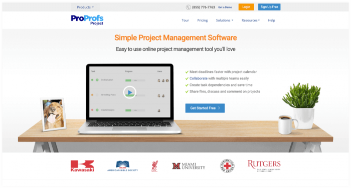 ProProfs Project: Simple task management software