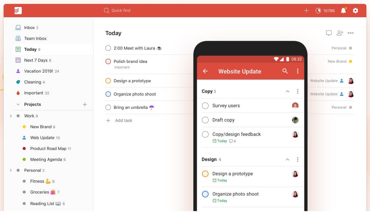 Todoist: task management software