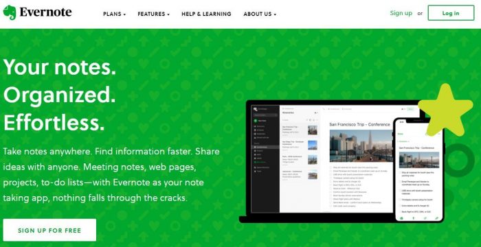 Evernote: Your notes. Organized. Effortless