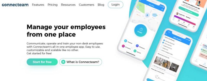 Connecteam - best employee scheduling software
