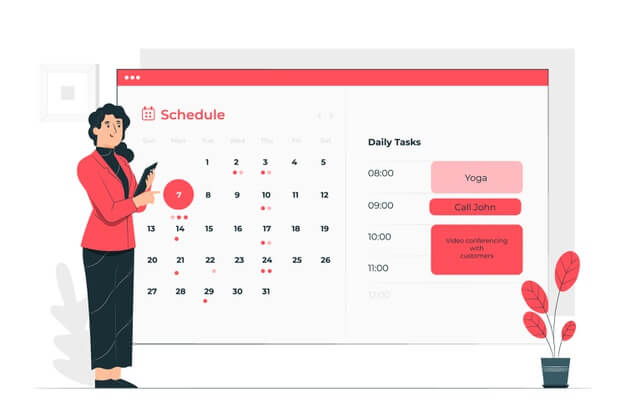 Follow your schedule