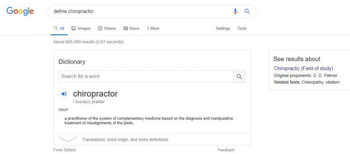 google define
