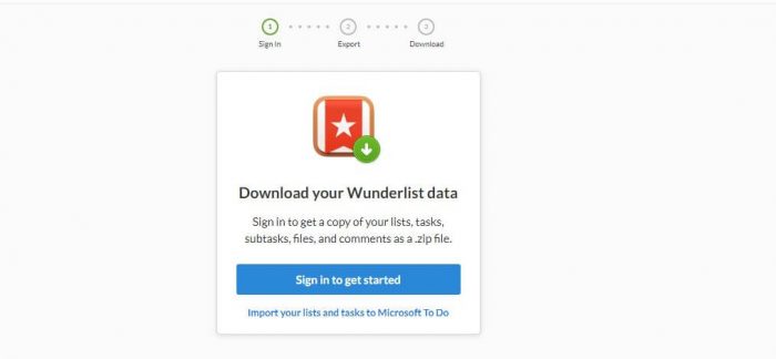 Export Wunderlist