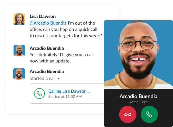 Slack calling