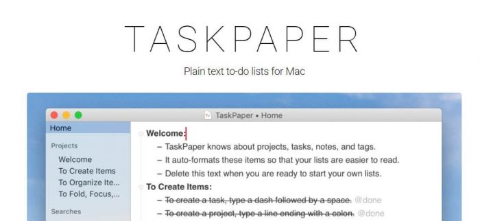 Task Paper - To do list app
