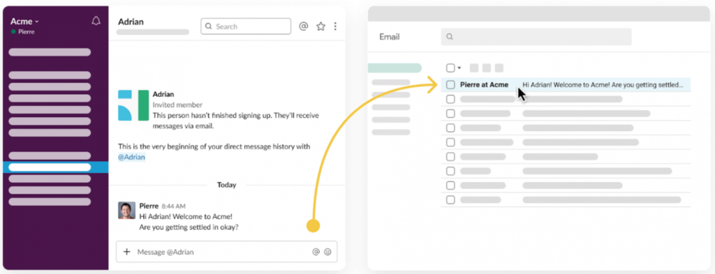 invite members on slack