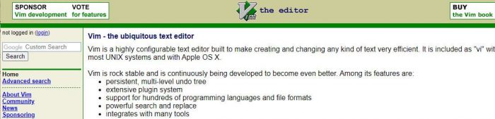 Vim best code editor