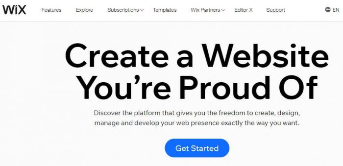 Wix - tools for small business