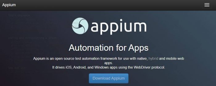 Appium - agile testing