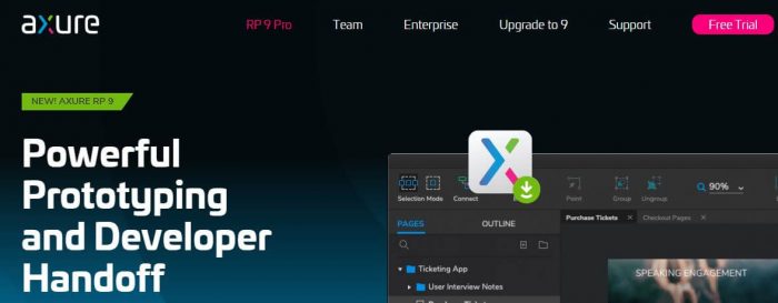 Axure prototyping and developer app