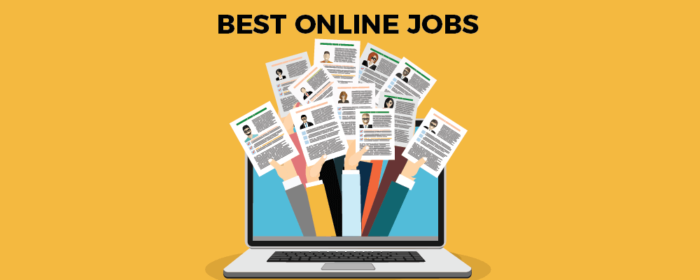 what type of online jobs are there