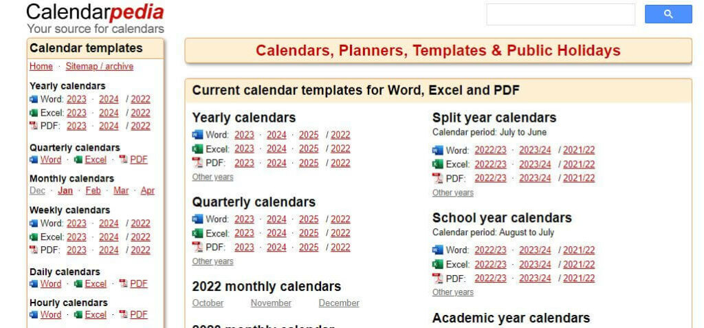 Calendarpedia