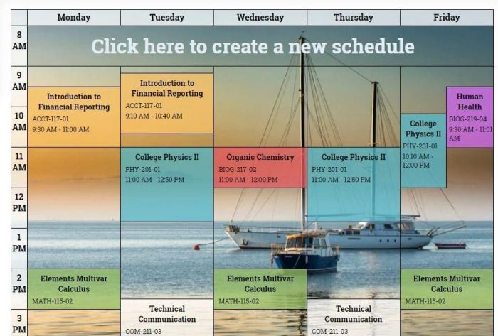 Schedule Builder