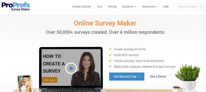 Proprofs Survey maker