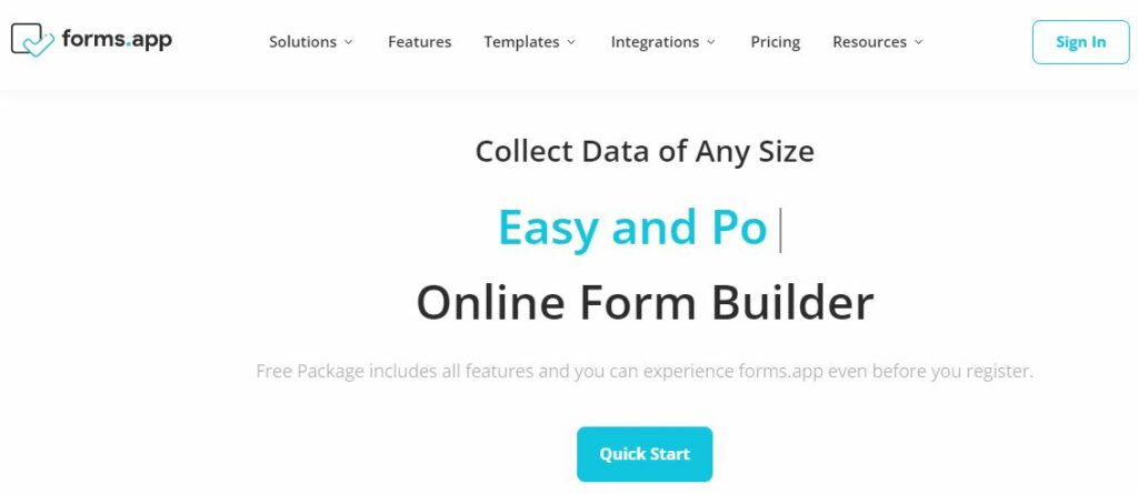forms app