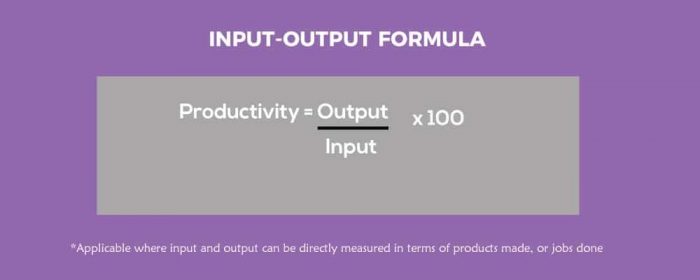 Input-Output-Formula