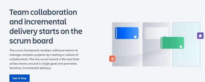 Scrum board in jira