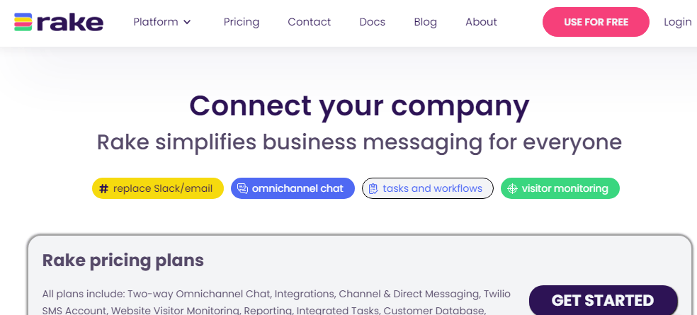 Rake chat & messaging