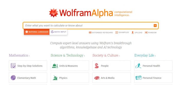 WolframAlpha