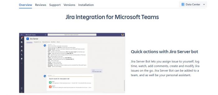 jira free plugin for ms team