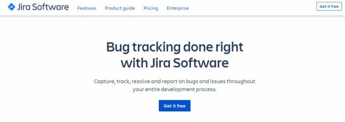 Jira bug tracking