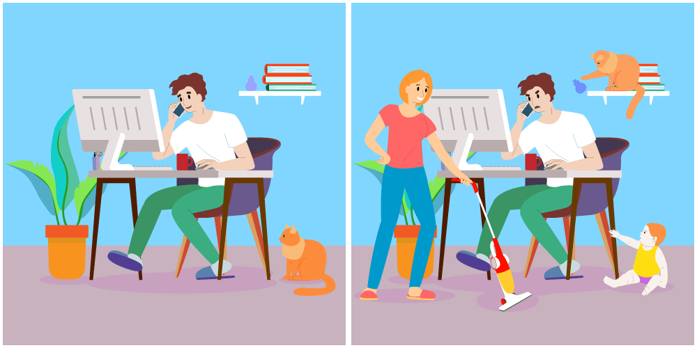 work from home pitfall