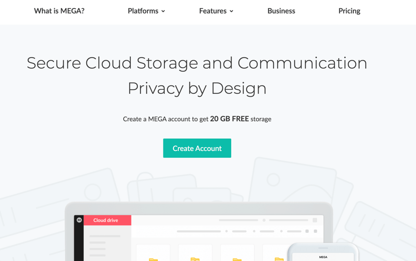 mega cloud storage
