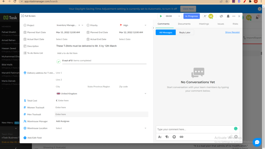 task optimize 1