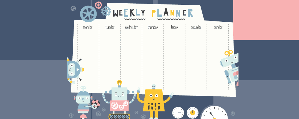 weekly project planner