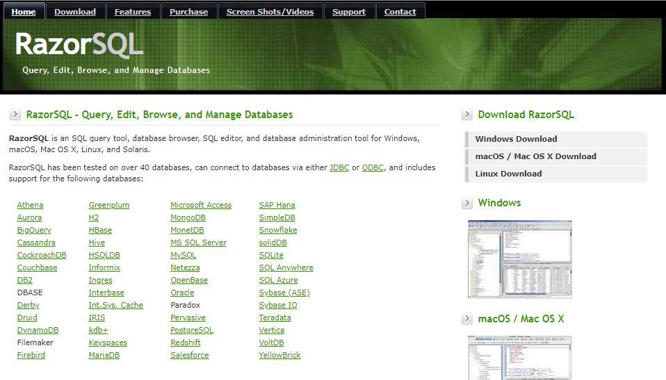 RazorSQL