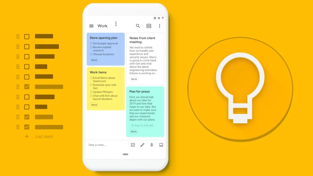 google keep 2023