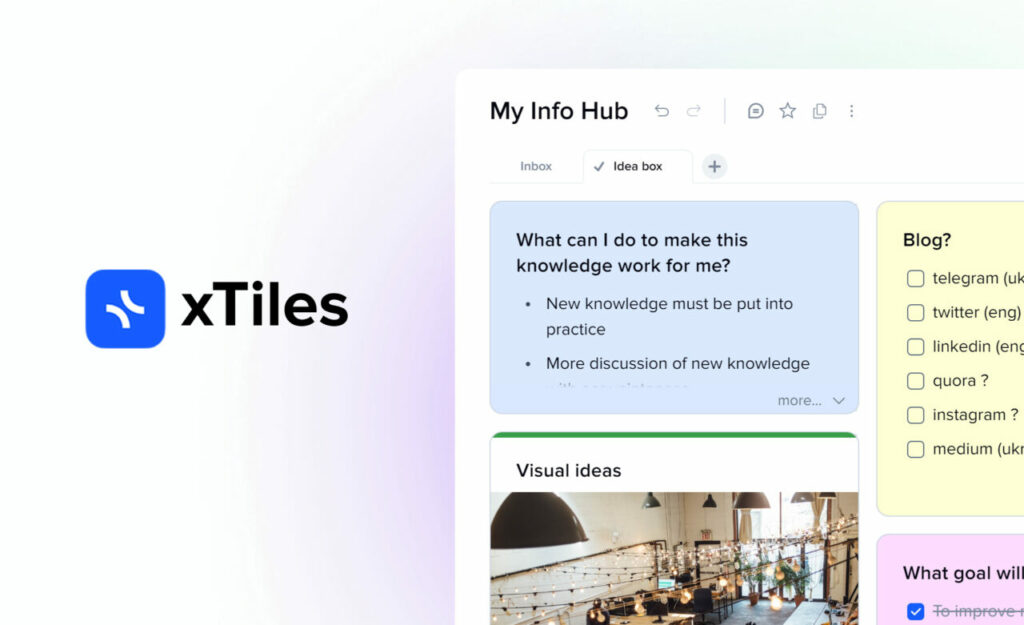 xtiles notes apps
