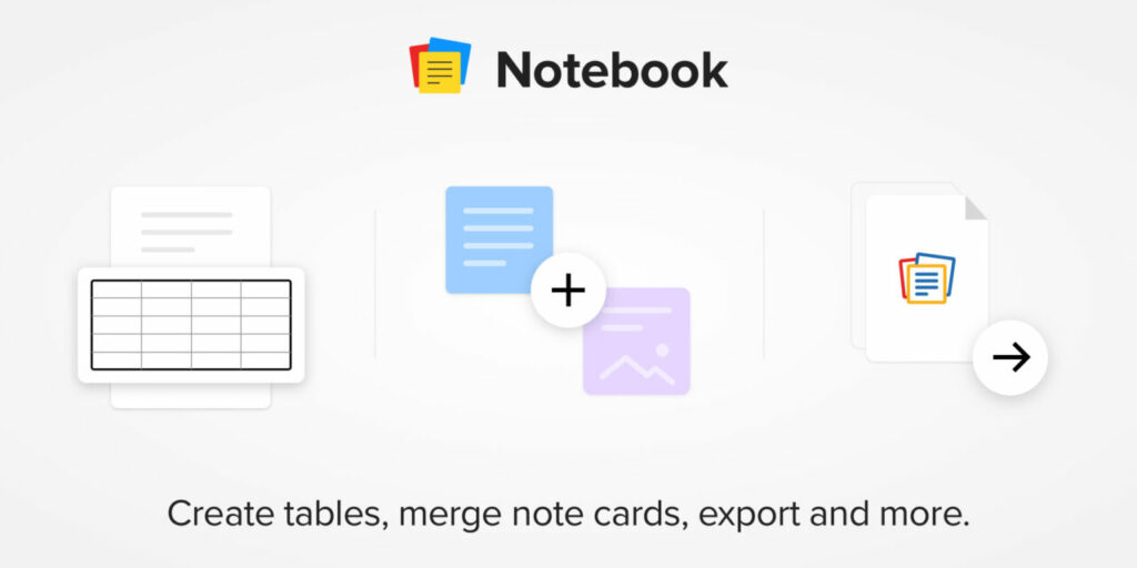 zoho notes notebook
