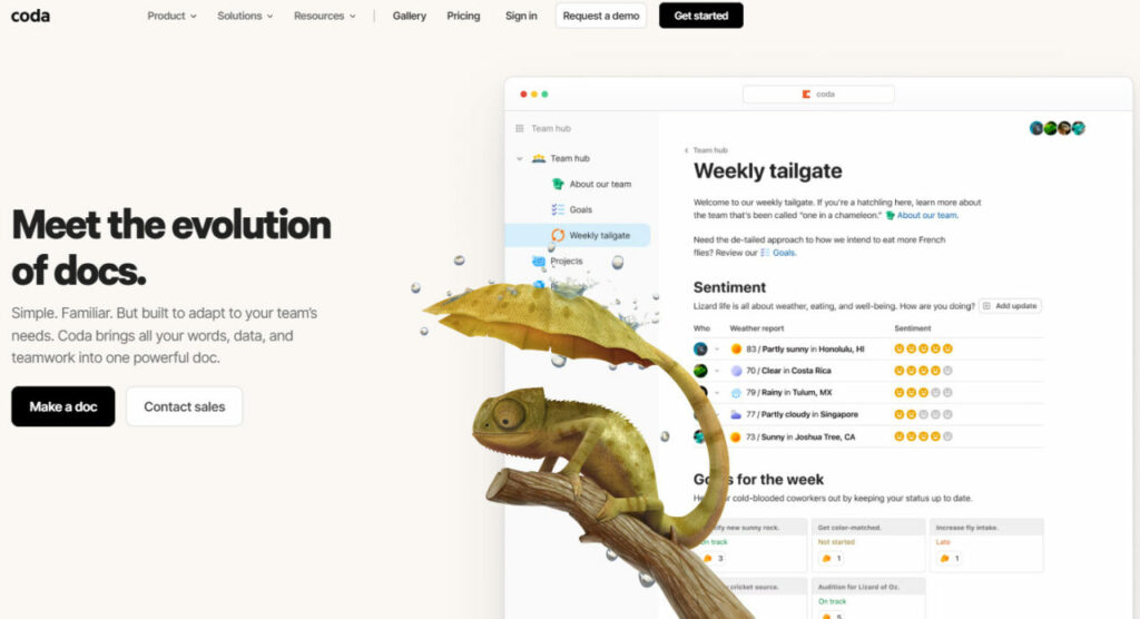 Coda vs. airtable comparison