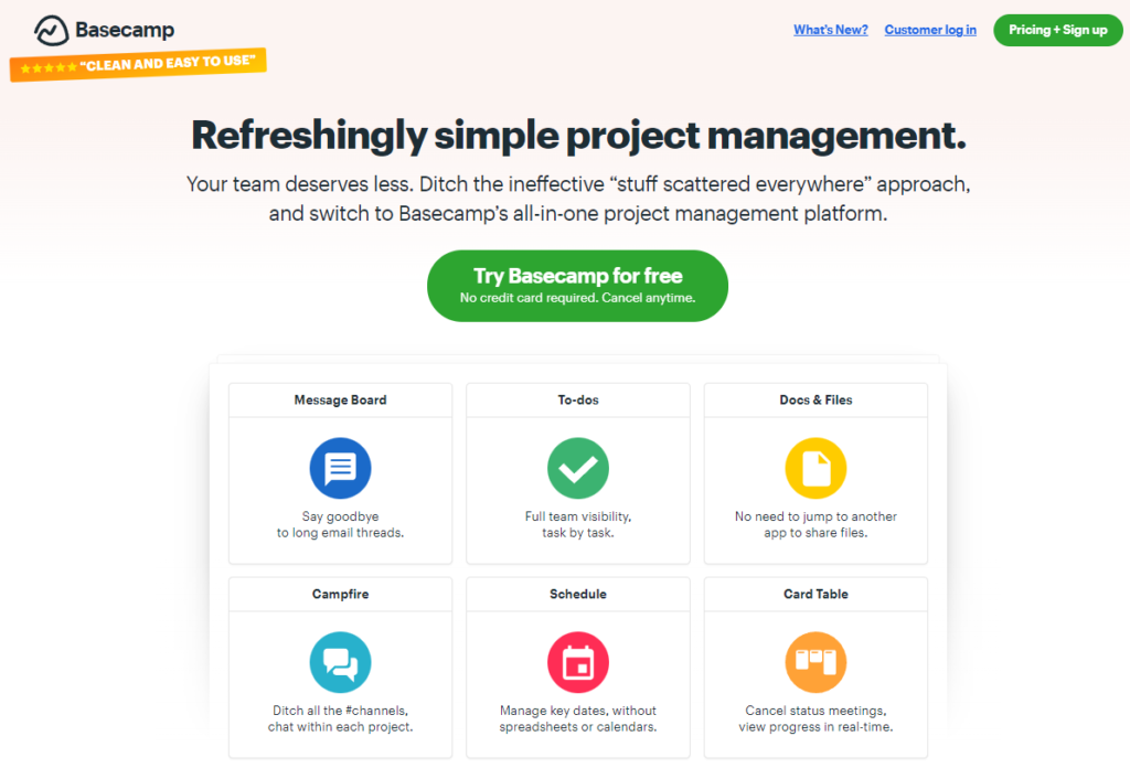 basecamp as proofhub alternatives